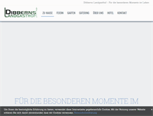 Tablet Screenshot of dibberns-landgasthof.de